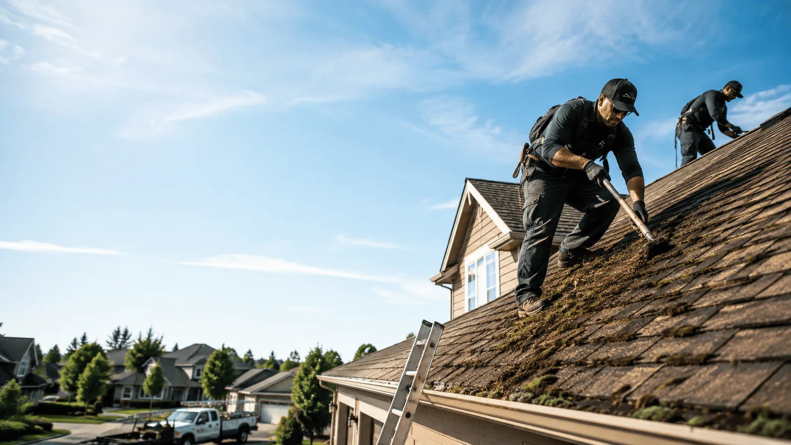 Roof Moss Removal in Cherry Tree, PA near me